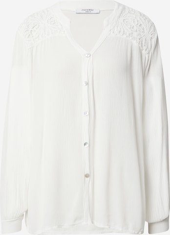 ZABAIONE Blouse 'Si44sa' in Wit: voorkant