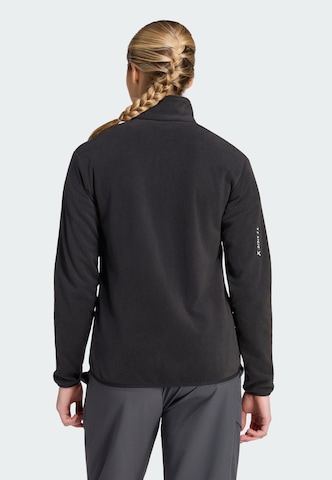 ADIDAS TERREX - Casaco de velo funcional 'Essentials' em preto