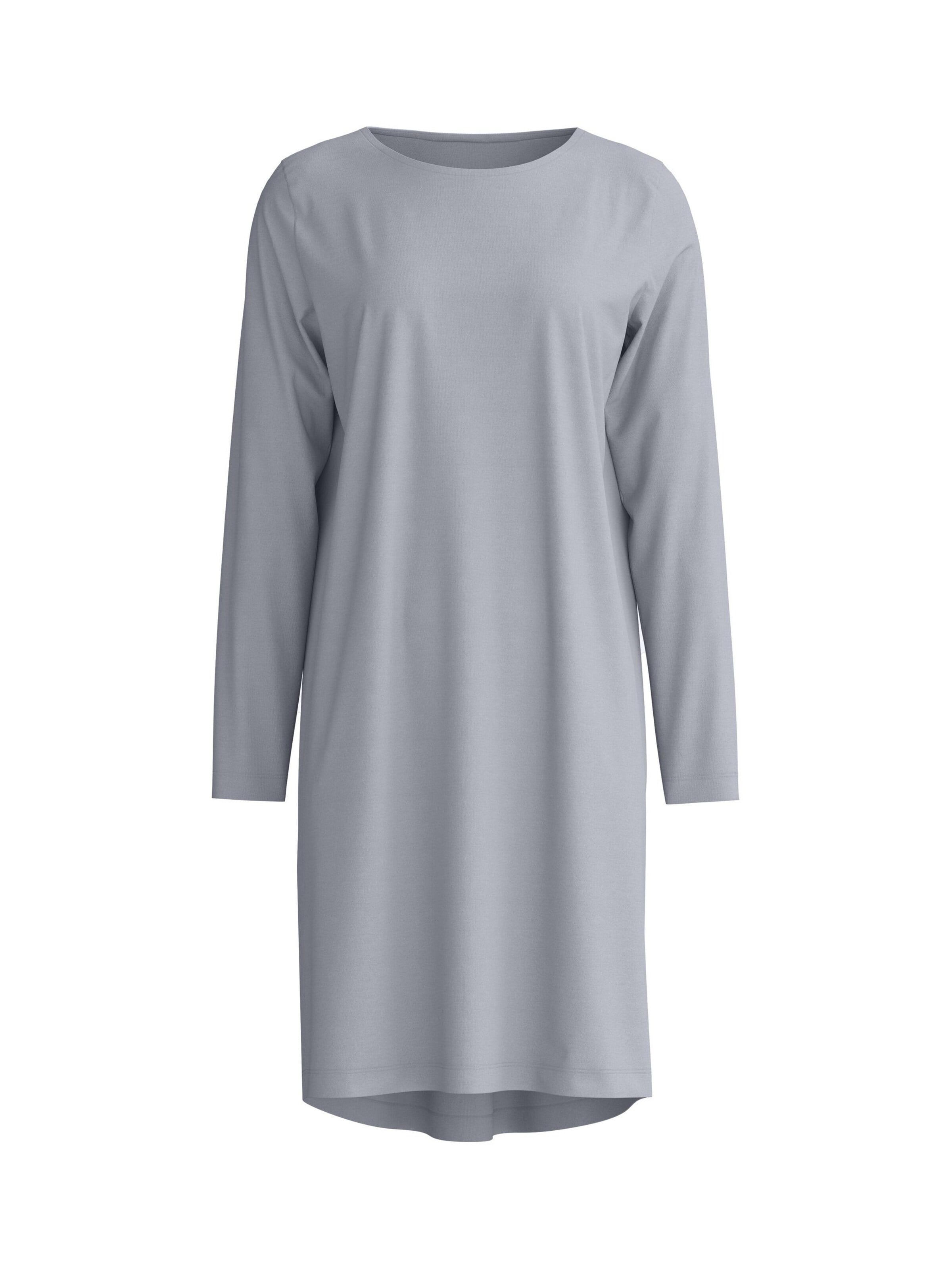 Camicia da notte 'DEEPSLEEPWEAR Warming' di CALIDA in grigio: frontale