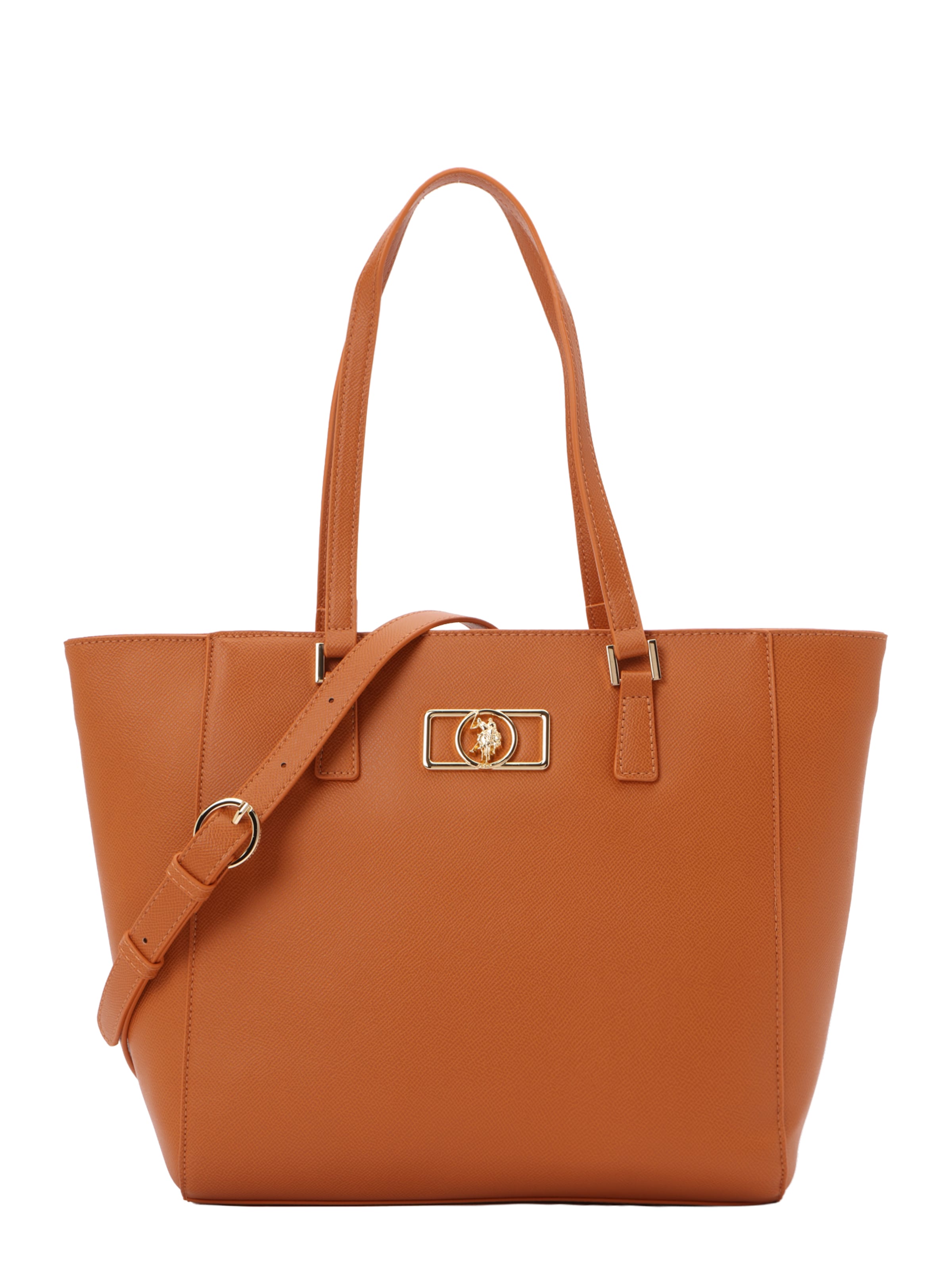 U.S. POLO ASSN. Чанта за през рамо в бежово: отпред