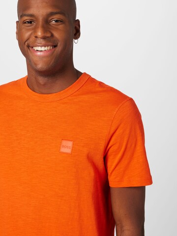 BOSS Orange Shirt 'Tegood' in Red