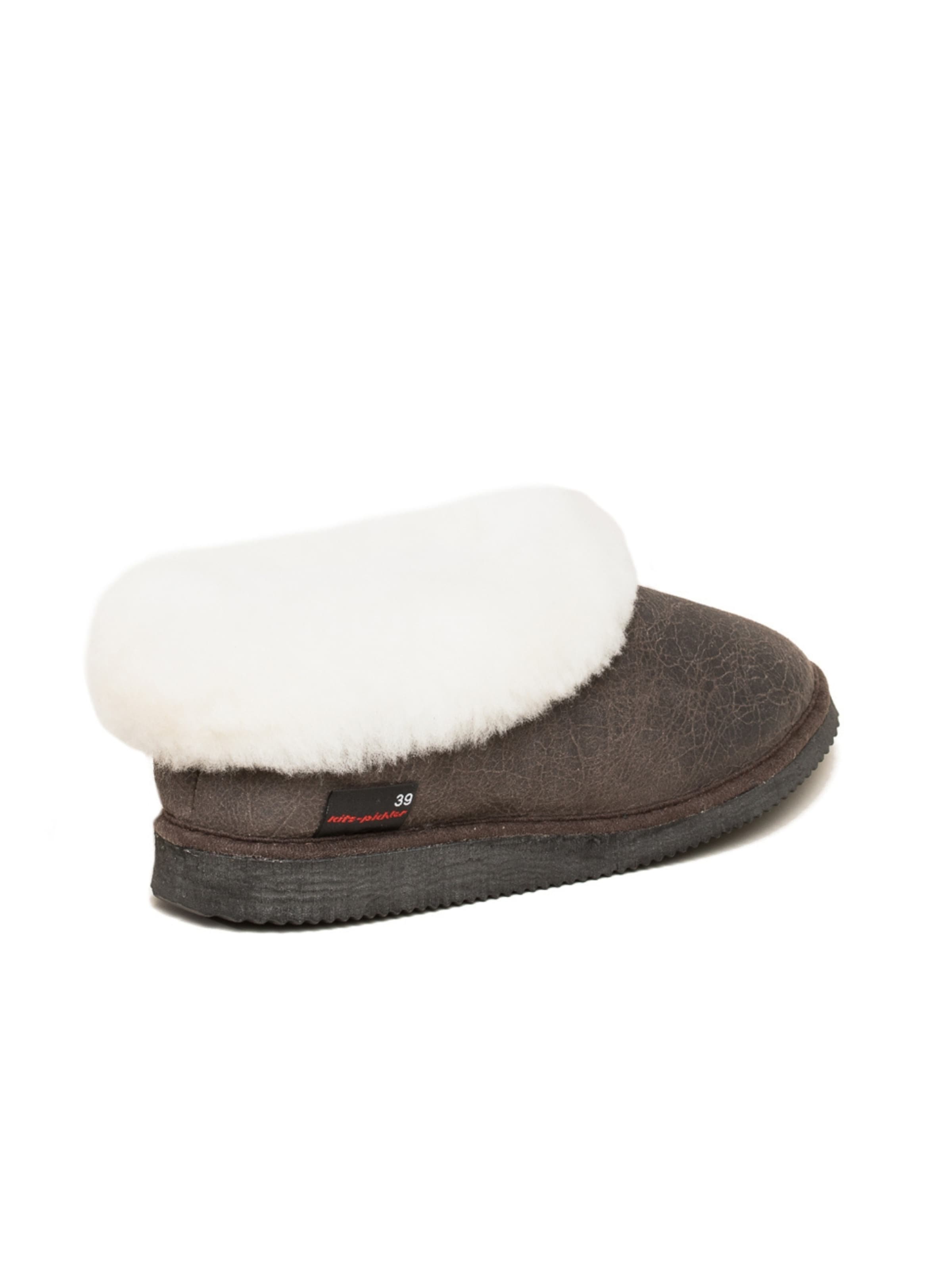 kitz-pichler Hausschuh 'Lammfellhausschuhe Gisi'‌‌‌‌‌‌‌‌‌ in Braun