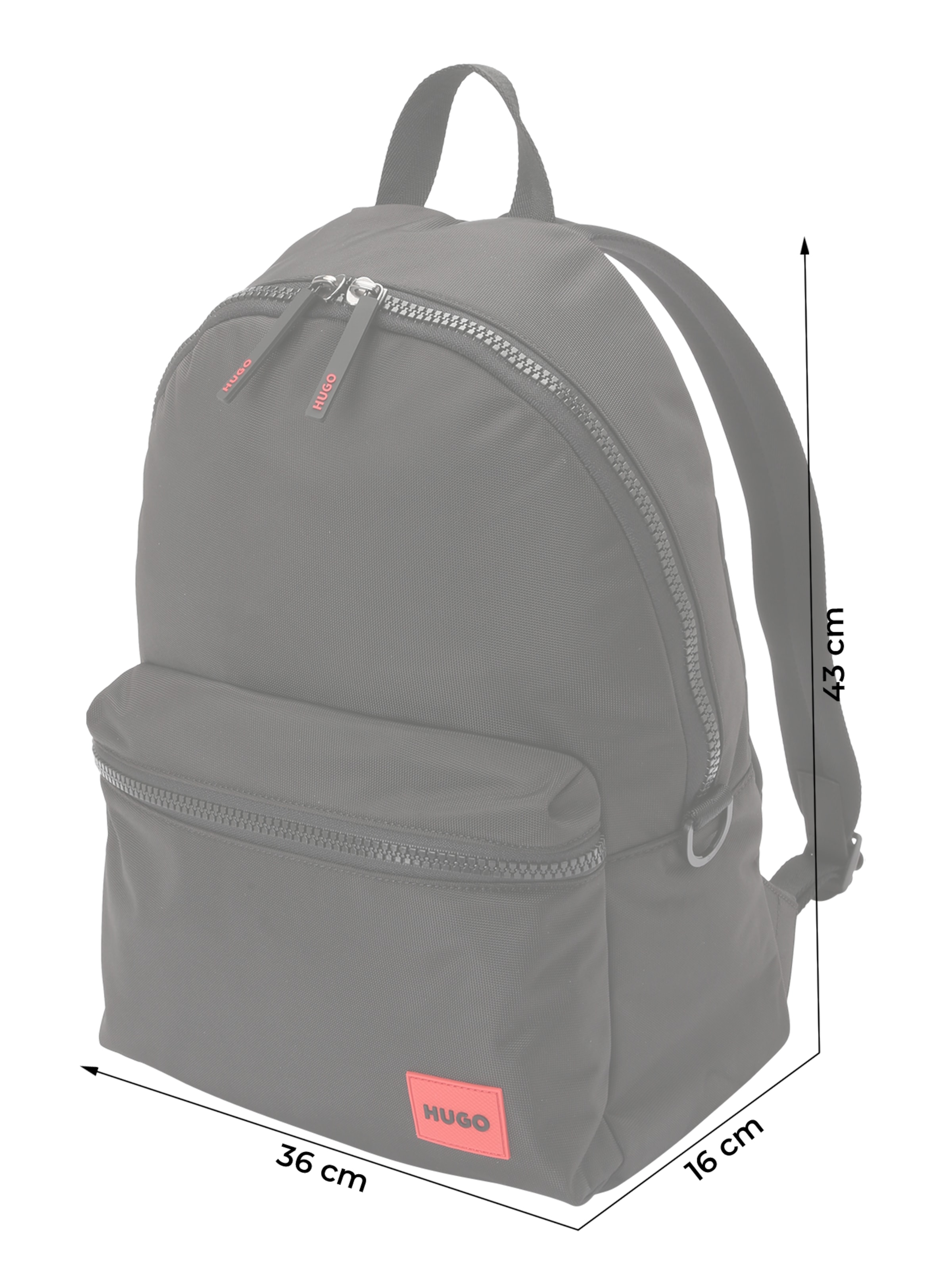 HUGO Σακίδιο πλάτης 'Ethon 3.0' σε μαύρο