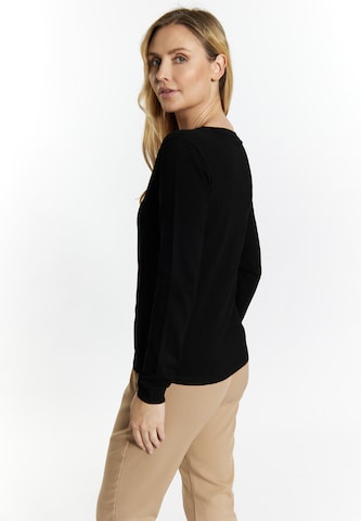 usha BLACK LABEL Knit cardigan 'Nowles' in Black