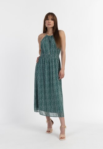 faina Summer Dress in Green