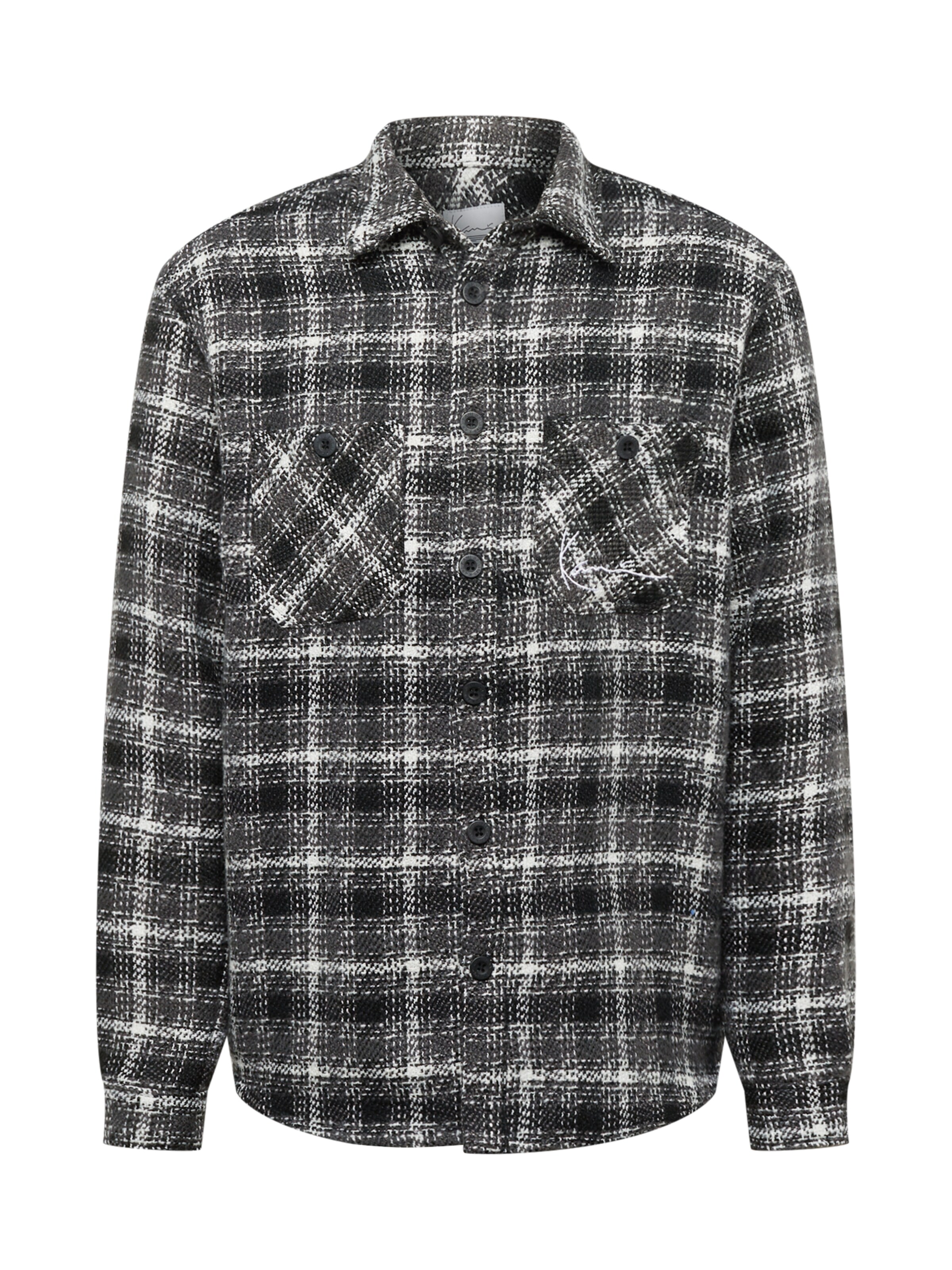 Karl Kani Средняя посадка Рубашка в Черный: спереди