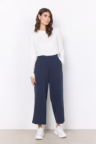 Soyaconcept - Pierna ancha Pantalón 'Siham' en azul