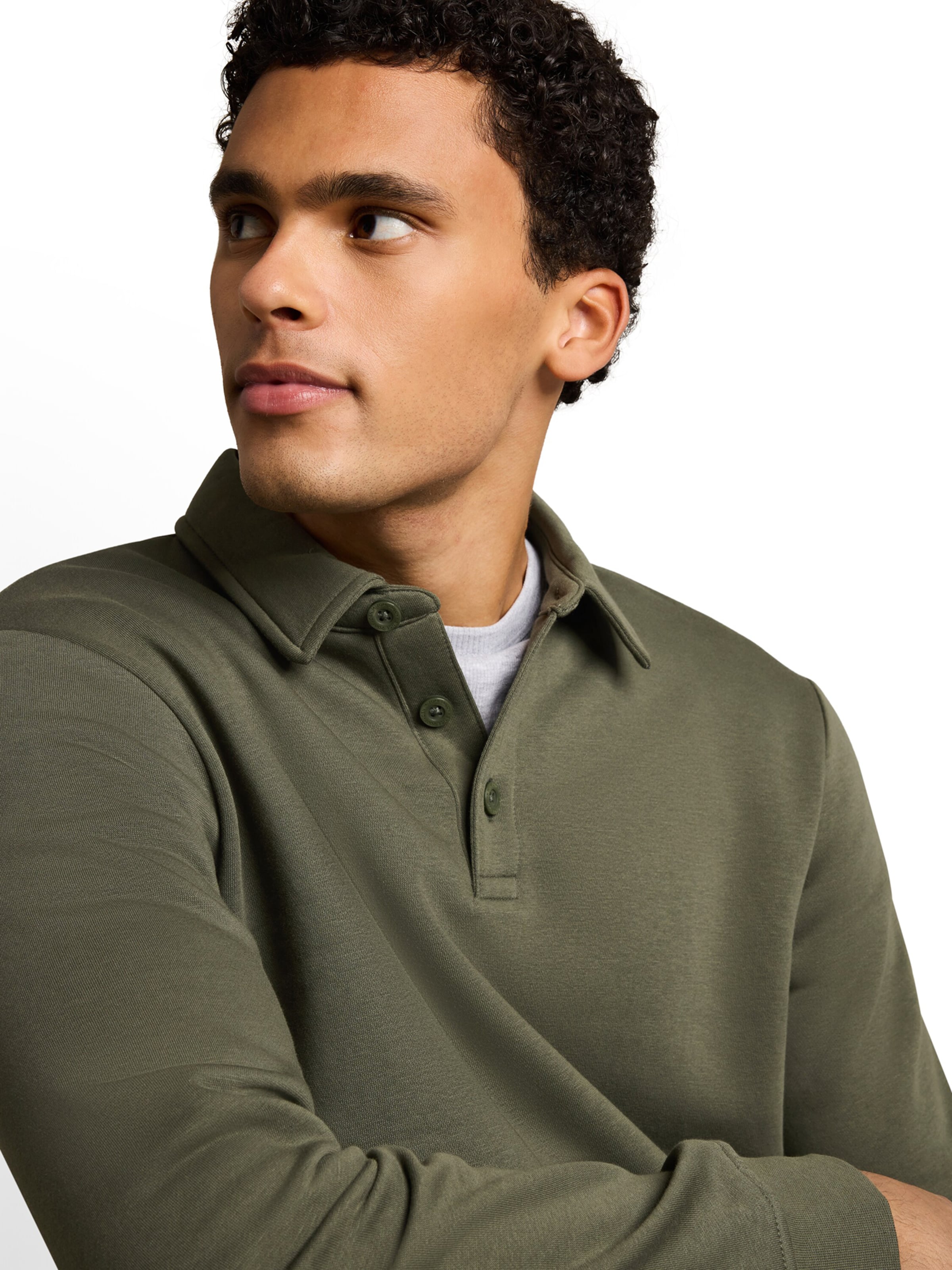 TOM TAILOR DENIM Sweatshirt in Grün