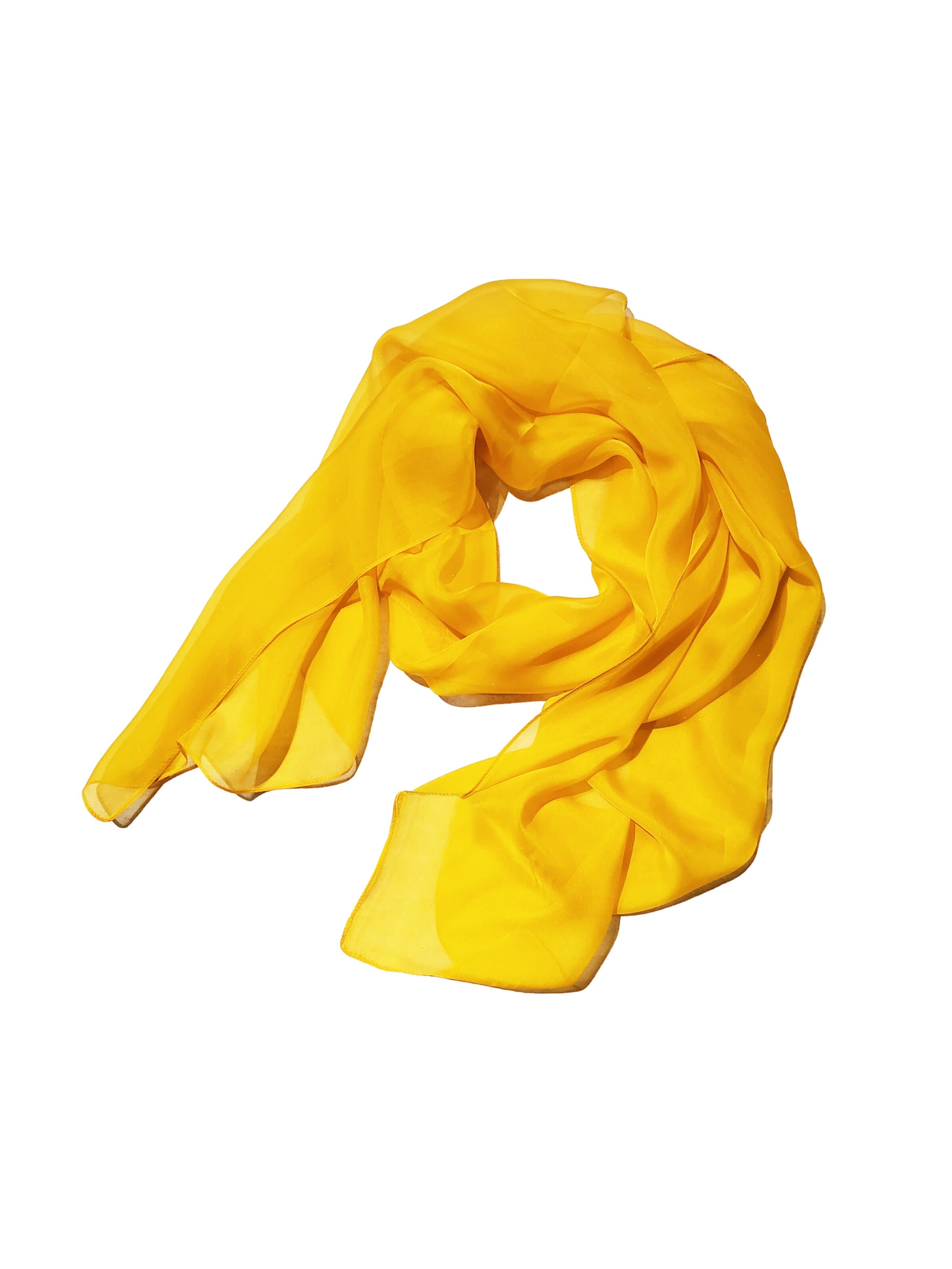 Posh Gear Sjaal 'Chiffon Scialle' in Geel