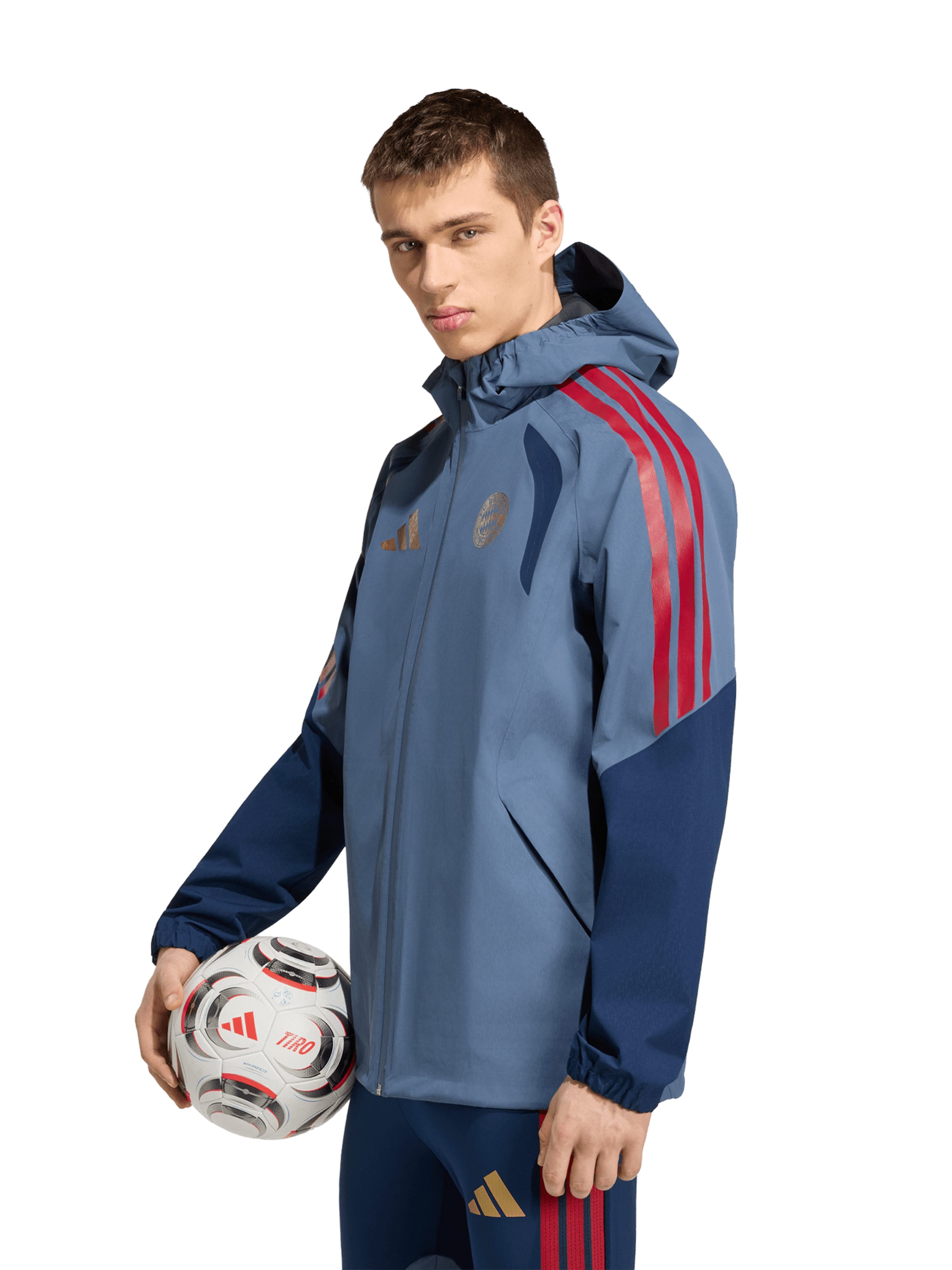 ADIDAS PERFORMANCE Between-Season Jacket in Blue: front
