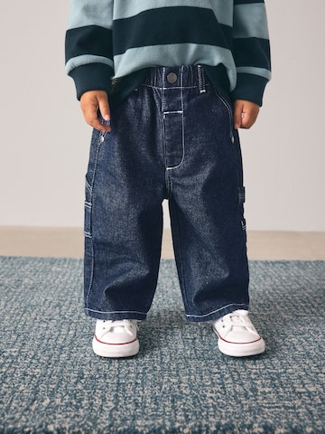 Next Wide leg Jeans in Blue: front