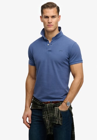 Superdry & Co T-shirt 'Classic' i blå: framsida
