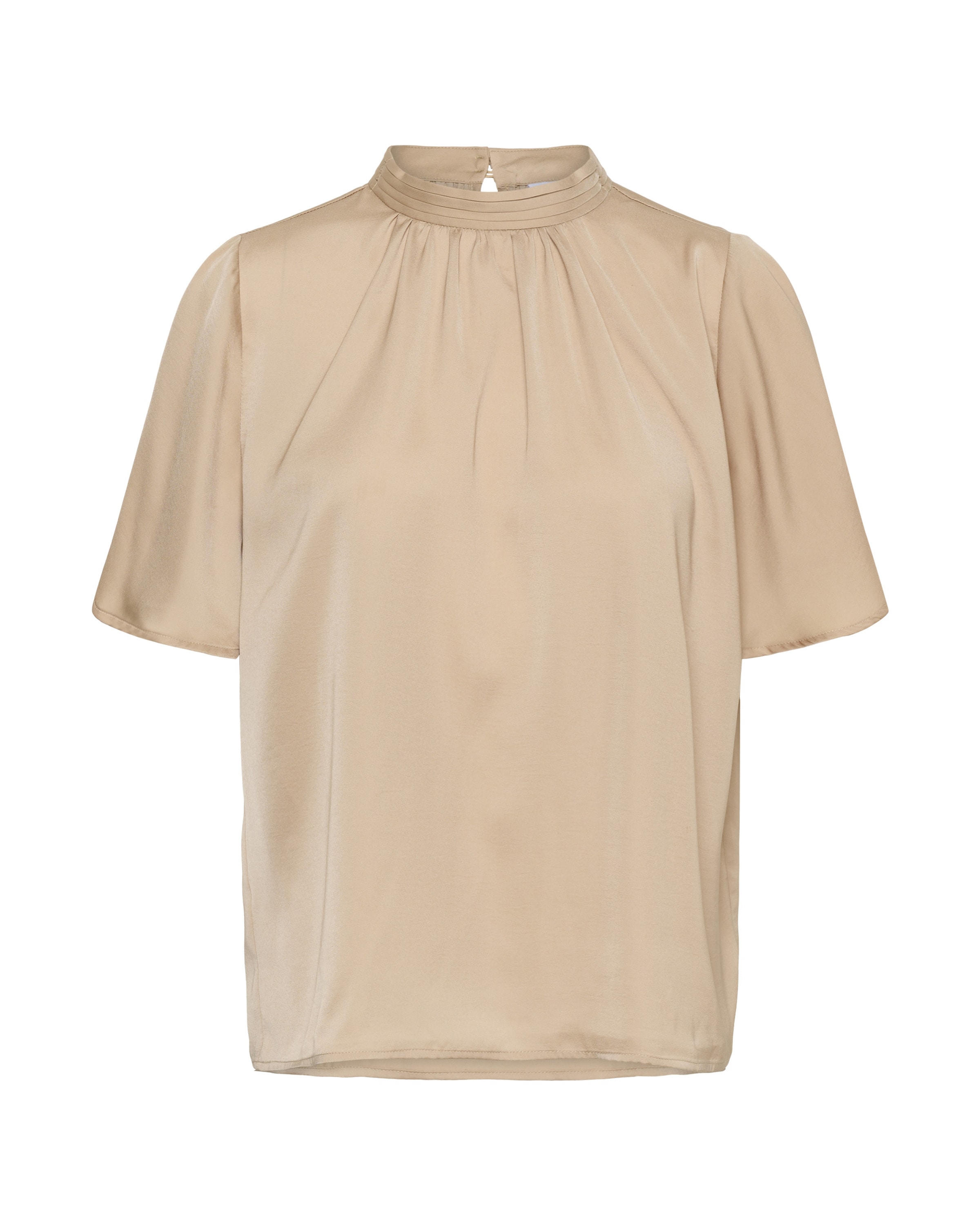 SAINT TROPEZ Blouse 'Aileen' in Beige: front