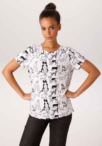 Aniston CASUAL Shirt in White: front