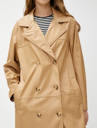 Koton Between-Seasons Coat in Camel, Item view