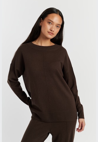 Chinti & Parker Svetr – hnědá: přední strana