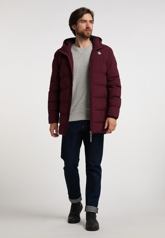 Manteau d’hiver Schmuddelwedda en rouge