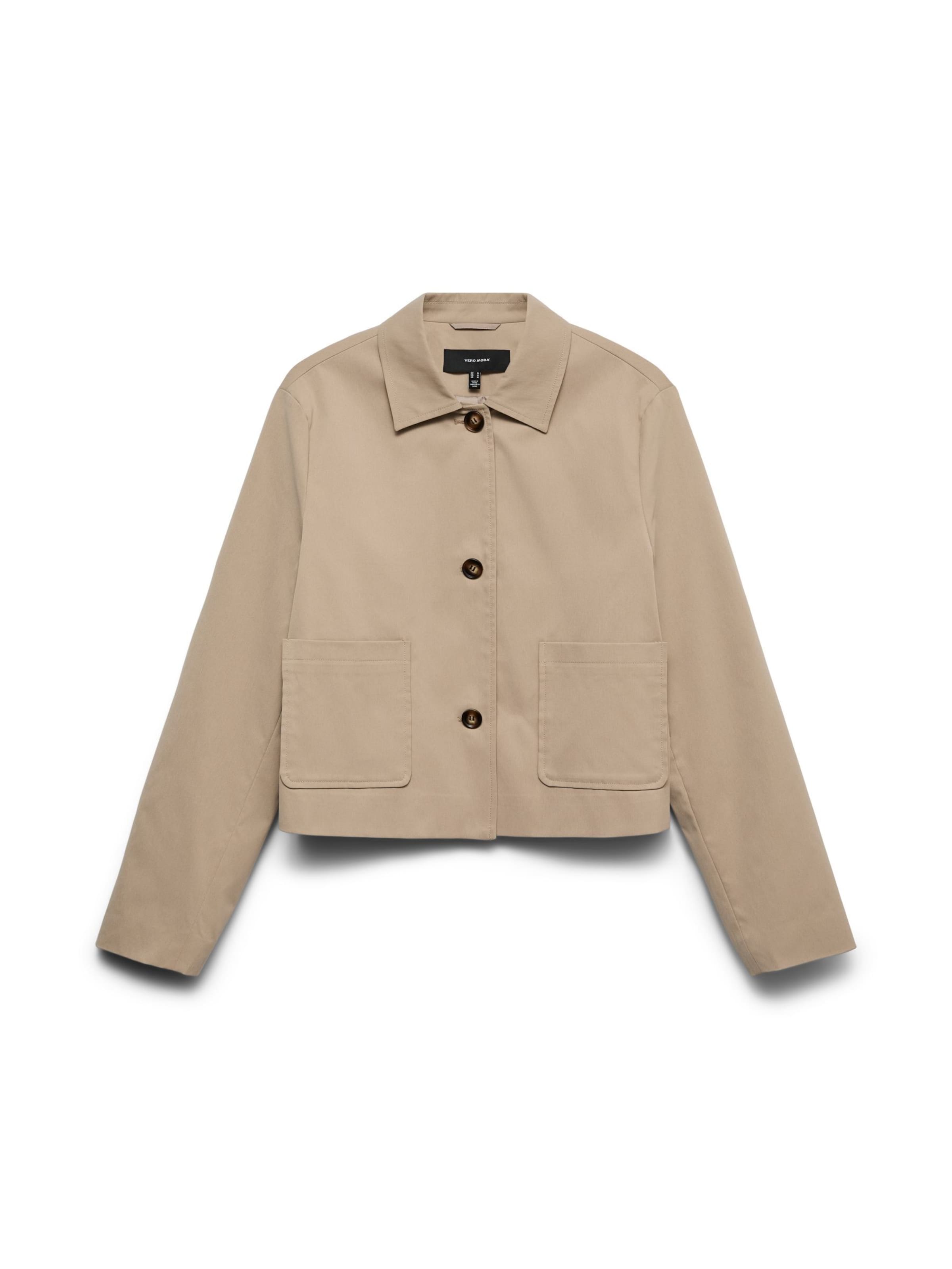 SOMETHINGNEW - Chaqueta de entretiempo en marrón: frente