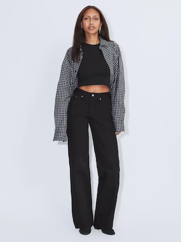 Dr. Denim Regular Jeans 'Echo High Straight' in Black