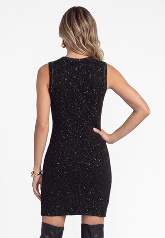 faina - Vestido de bainha em preto