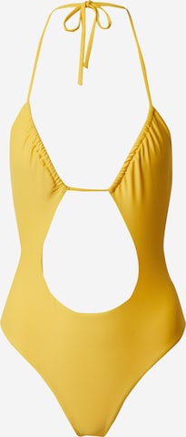 Triangle Maillot de bain 'Valentina' ABOUT YOU x Laura Giurcanu en jaune : devant