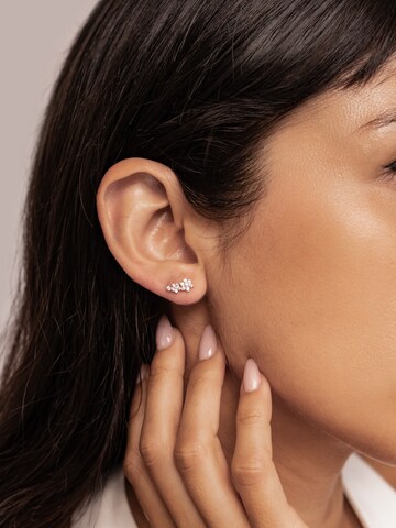 Hey Happiness Earrings 'Mini Floral' in Gold: front