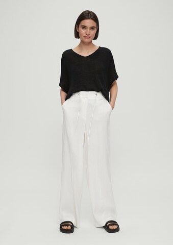 Regular Pantalon s.Oliver BLACK LABEL en blanc