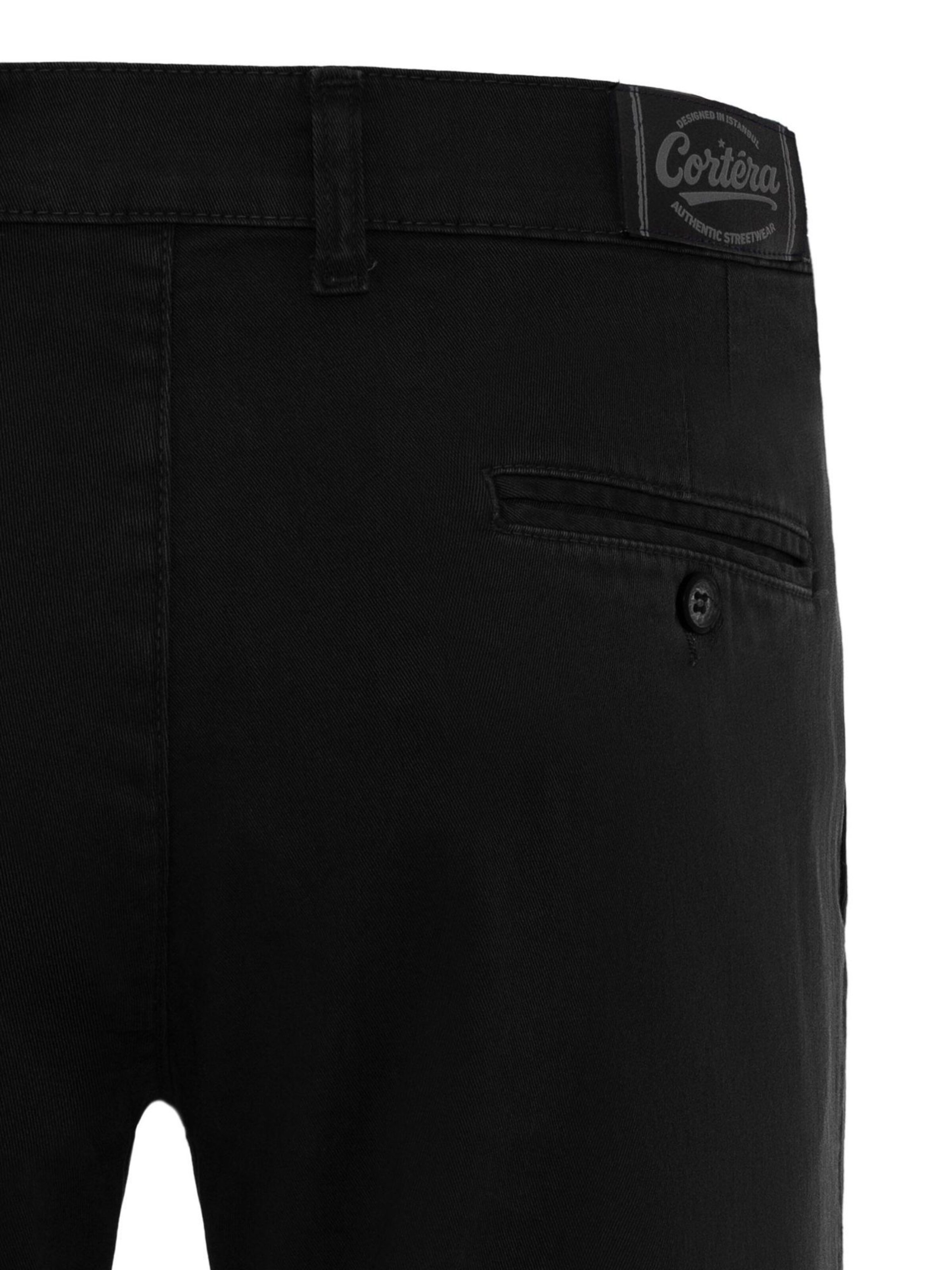 Cortera - regular Pantalón 'Louis' en negro