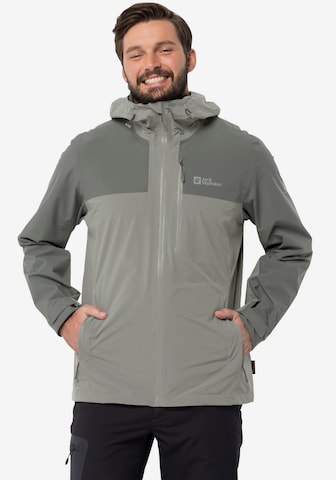 JACK WOLFSKIN Outdoorjas in Groen: voorkant