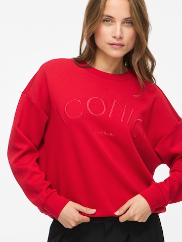VILA Sweatshirt in Rood