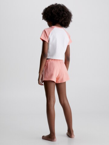 Calvin Klein Underwear Piżama w kolorze różowy