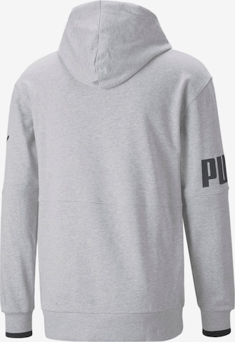PUMA Sport sweatshirt 'POWER' i grå