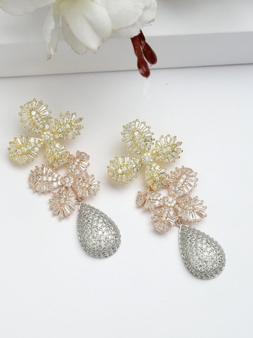 AVANT-GARDE PARIS Ohrringe 'Helenasa' in Weiß