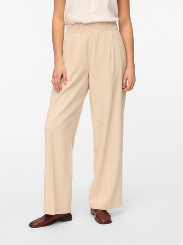 Baggy Pantalon à pince 'CARMEN' VERO MODA en gris : devant