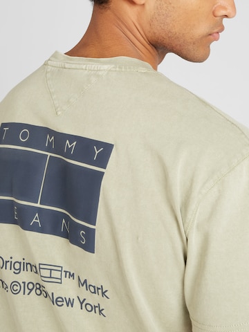 Tommy Jeans Majica 'Essential' | zelena barva