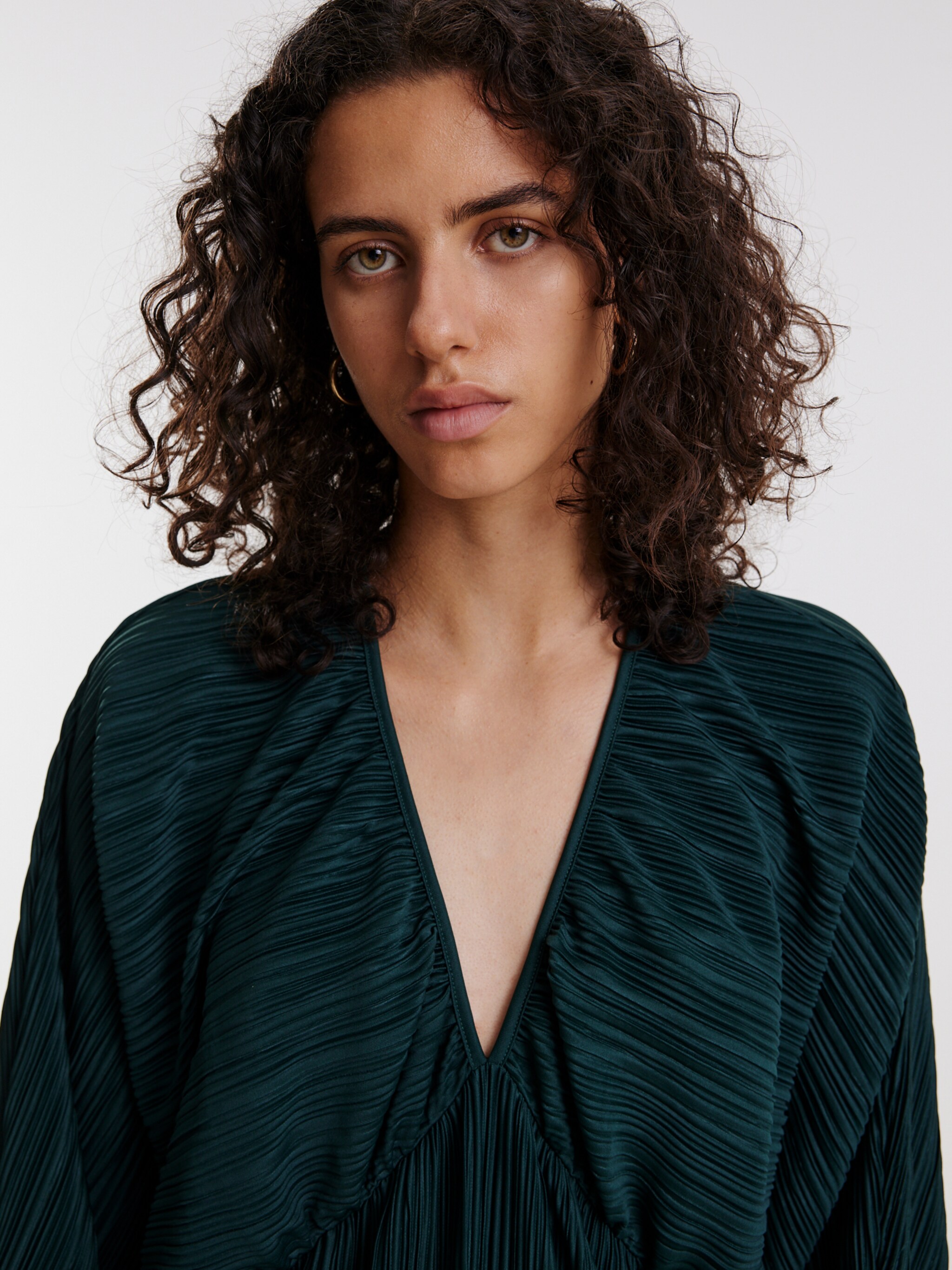 EDITED Productos Vestido 'Svea' verde oscuro