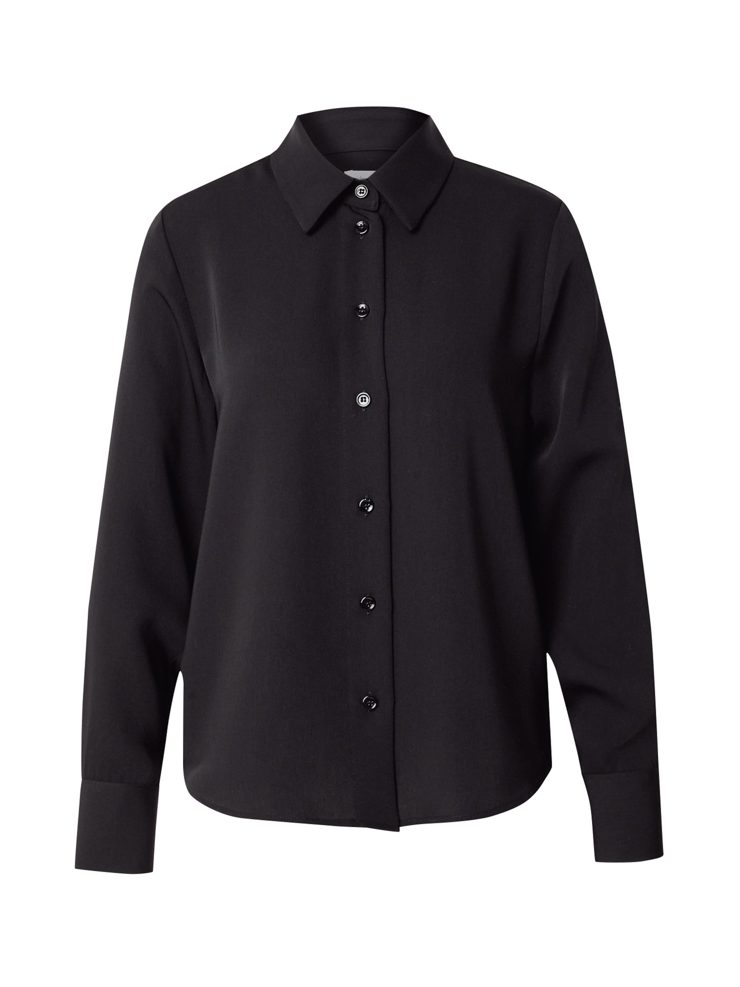 juoda SEIDENSTICKER Palaidinė &#x27;Schwarze Rose&#x27;: priekis