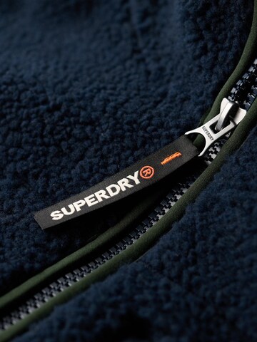 Superdry Fleecejacke in Blau