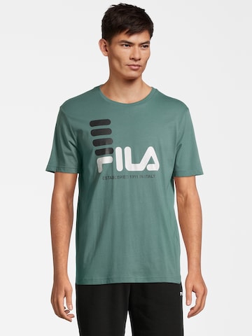 FILA T-shirt 'Bippen' i grön: framsida