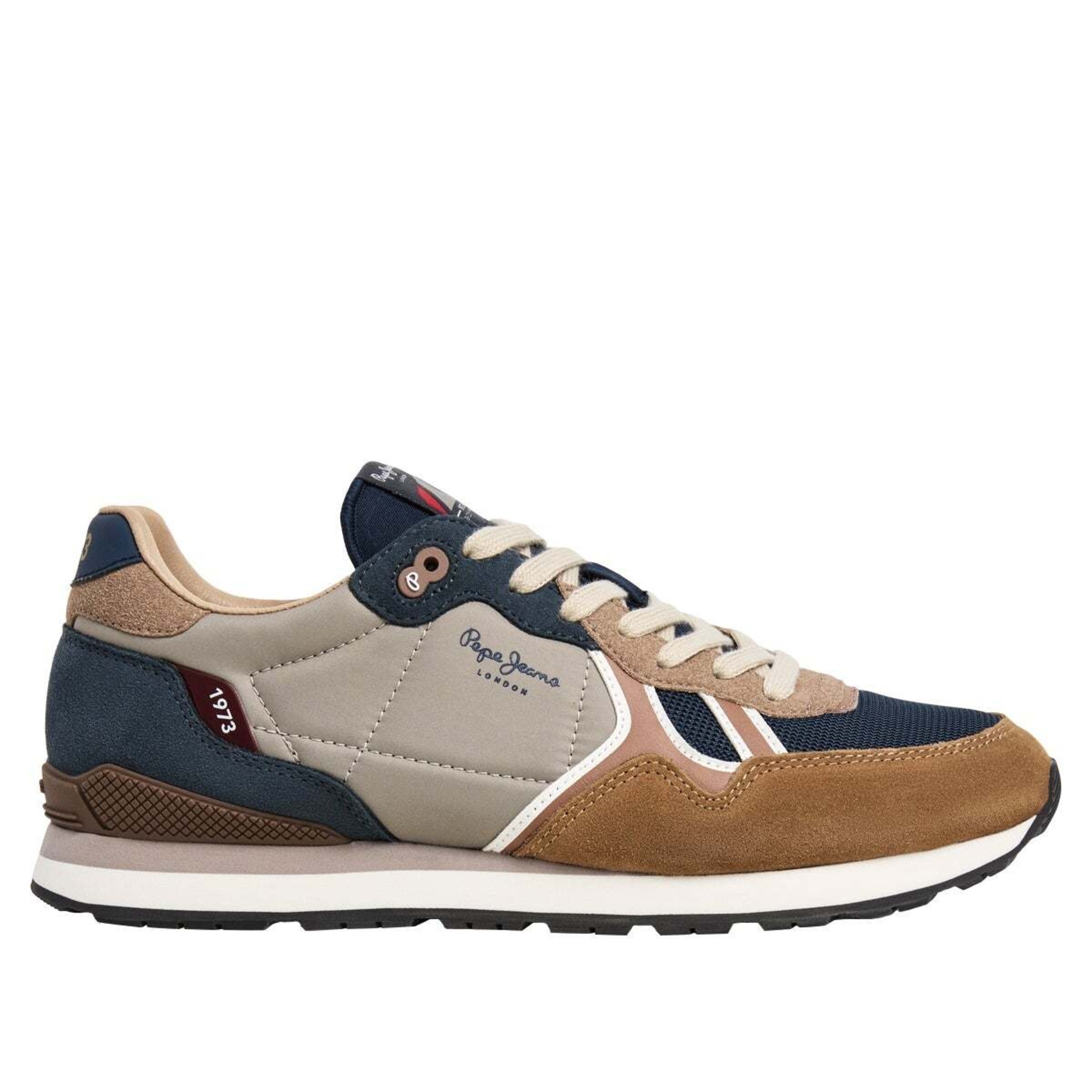 Pepe Jeans Platform trainers 'Brit Boost' in Brown: front