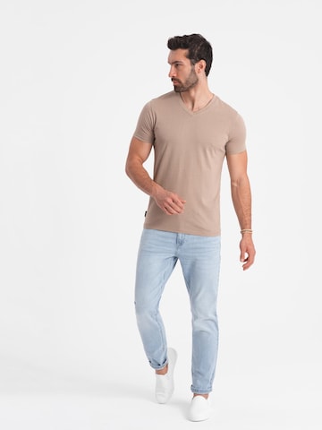 Ombre Shirt in Bruin
