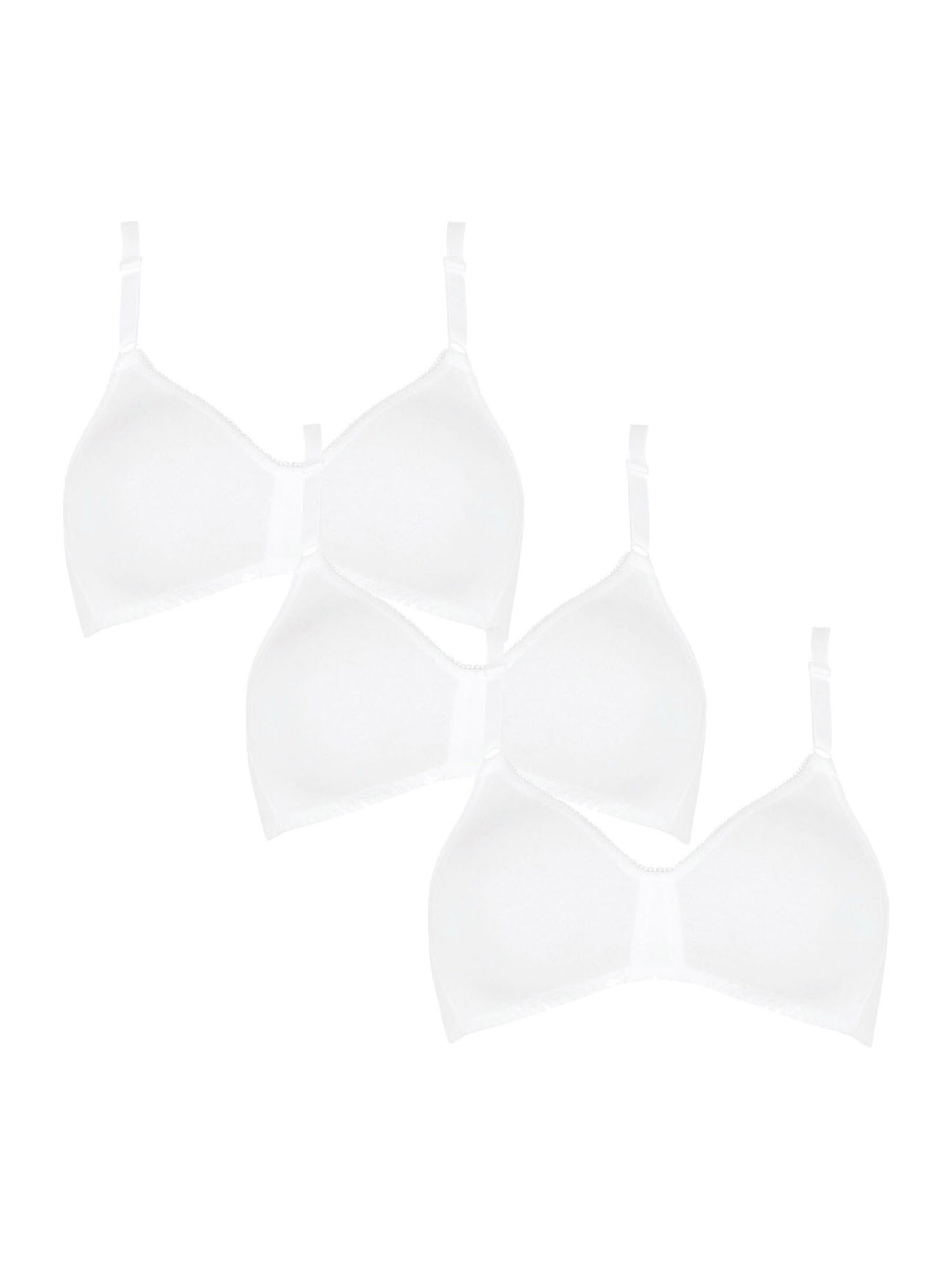 SLOGGI - Soutien de tecido Soutien ' Basic+ ' em branco: frente