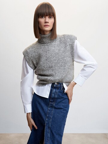 Pull-over 'Amanda' MANGO en gris : devant