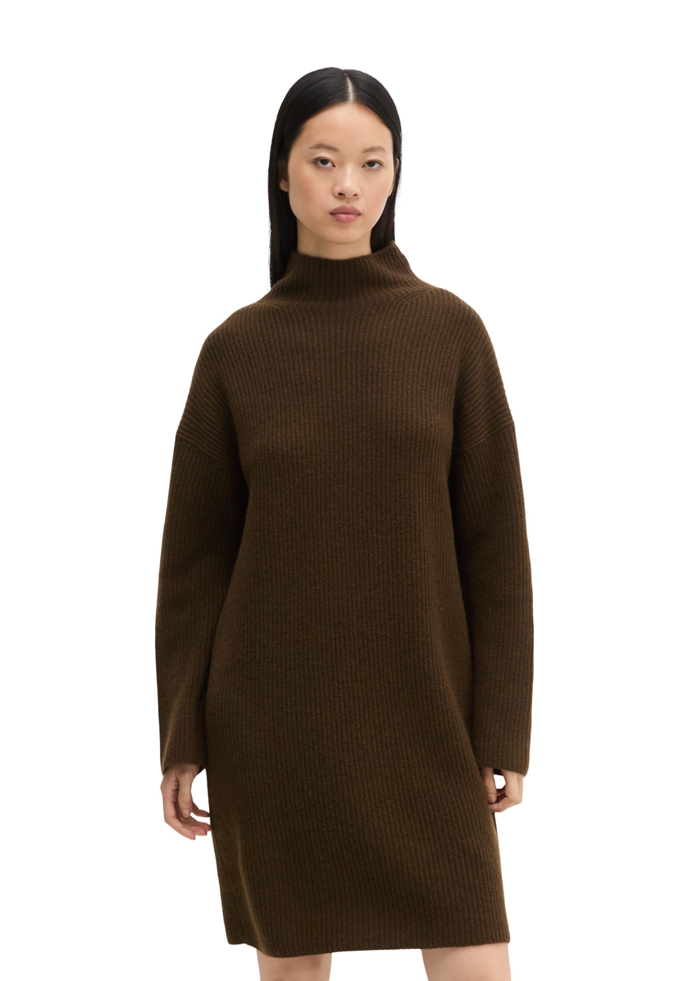 Robes en maille Marc O'Polo en marron : devant