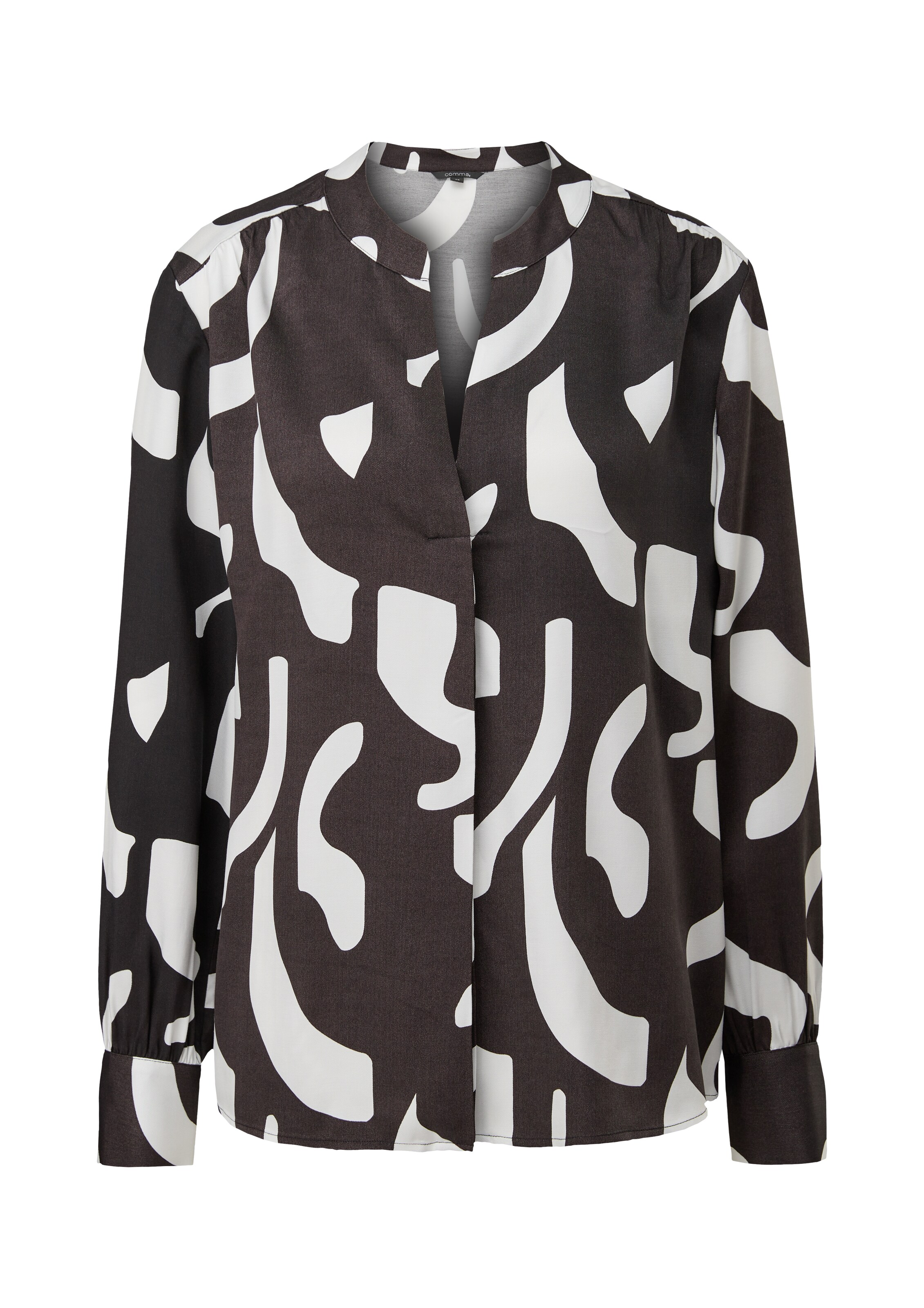 COMMA Bluse in Schwarz: Vorderseite
