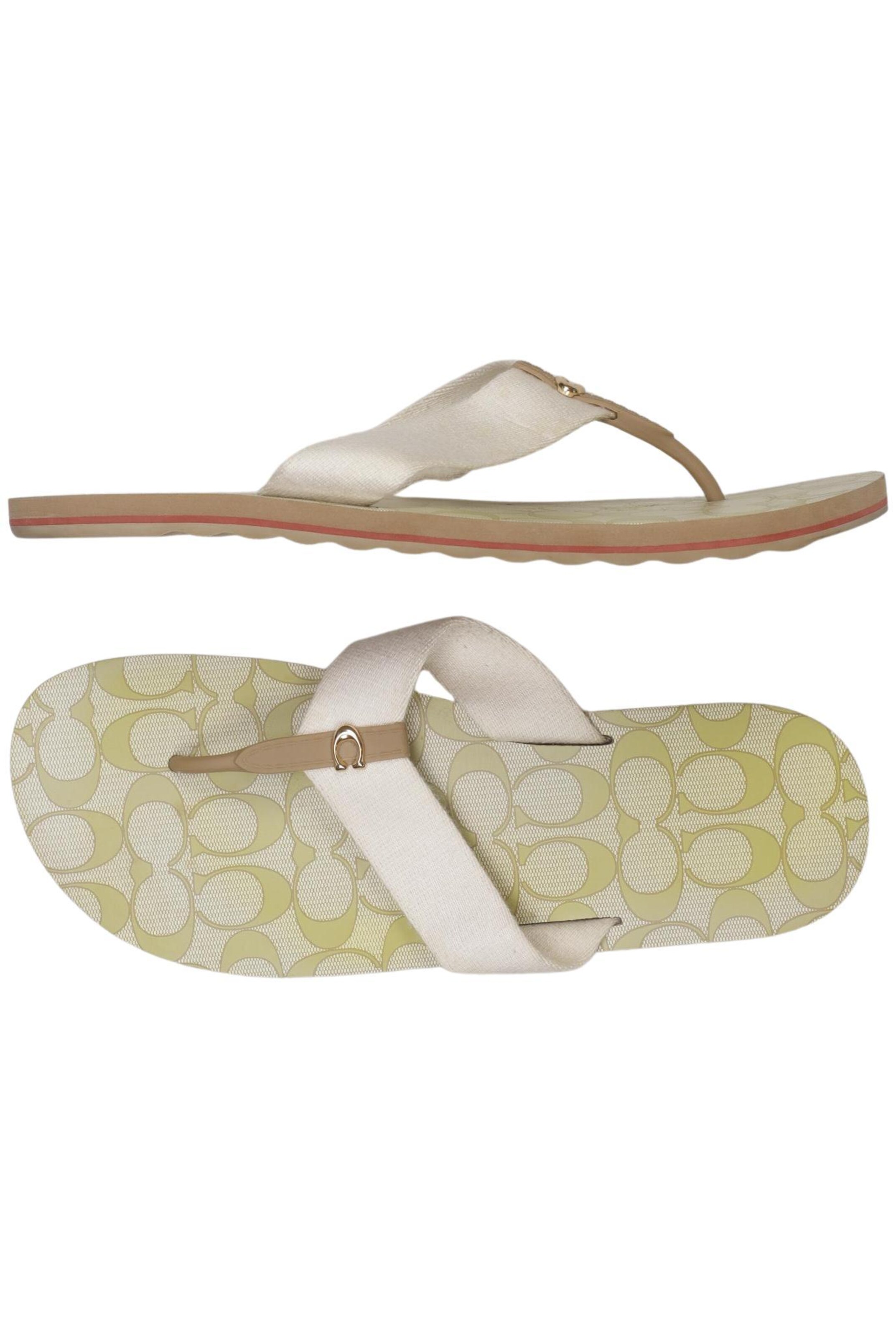 COACH Sandalen 40,5 in Beige: Vorderseite