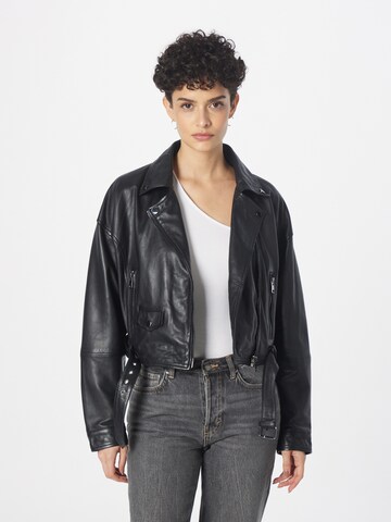 Gipsy Between-Season Jacket 'Vercy' in Black: front