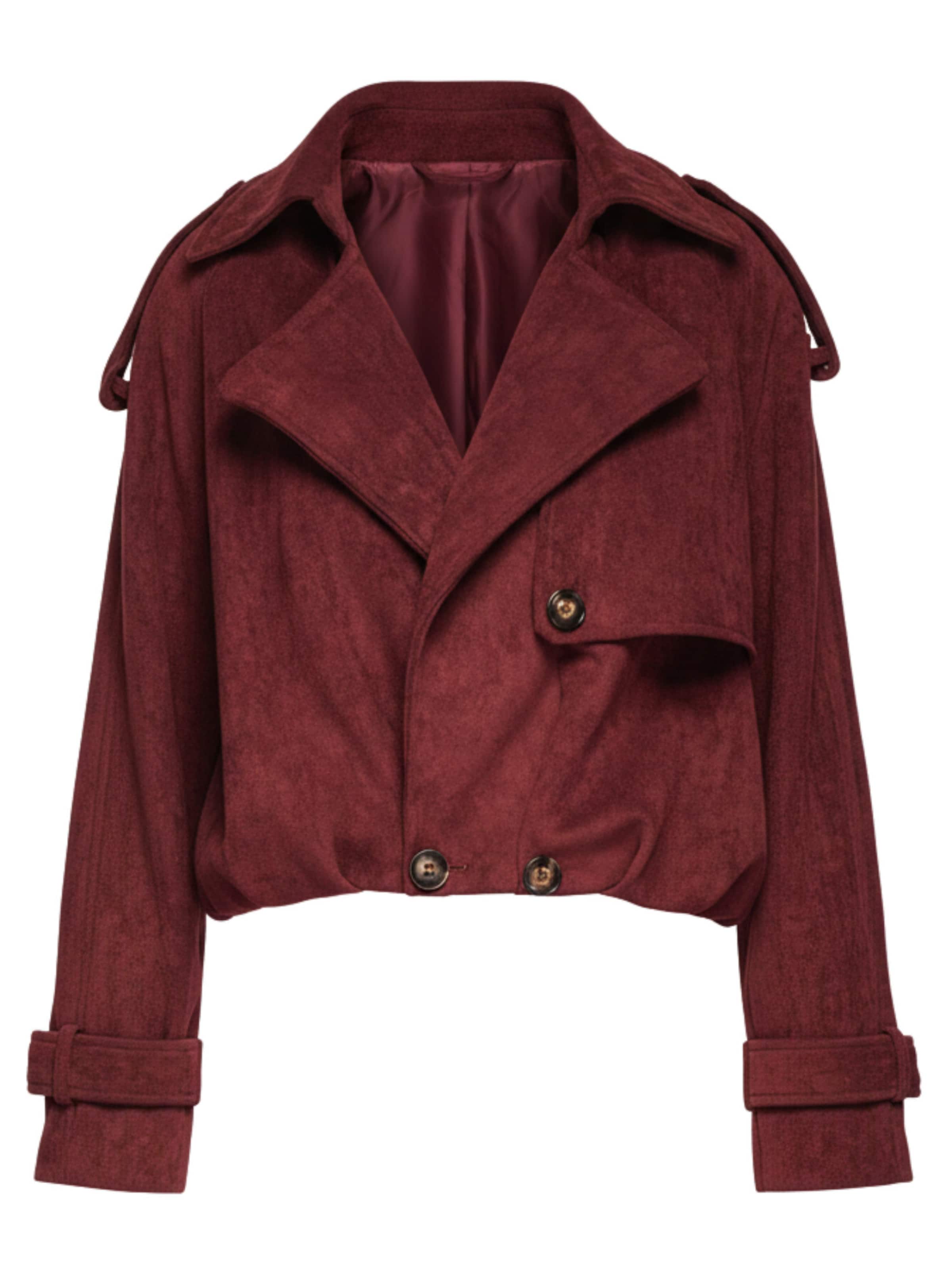 Ombre Tussenjas in Rood: voorkant