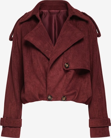 Veste mi-saison Ombre en rouge : devant