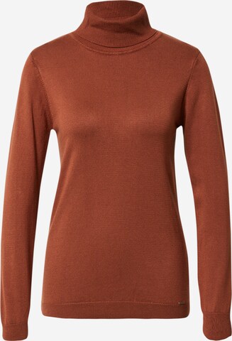 Pull-over MORE & MORE en marron : devant